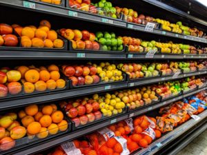 Frutta in supermercato